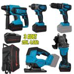 KÖMÜRSÜZ AKÜLÜ SET DARBELİ VİDALAMA / KIRICI