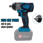 CATPOWER KÖMÜRSÜZ AKÜLÜ SOMUN SIKMA VE TORKLU VİDALAMA 1/2'' 20V 2.0Ah /4.0Ah