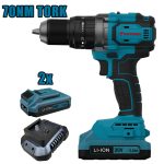 CATPOWER AKÜLÜ DARBELİ VİDALAMA Li-ion 70NM (MAKİNE) KÖMÜRSÜZ 13 MM +(4.0 Ah Akü)+(Hızlı Şarj Cihazı)