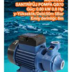 MURCELL SANTRİFÜJ POMPA 0.8HP 0.60kW