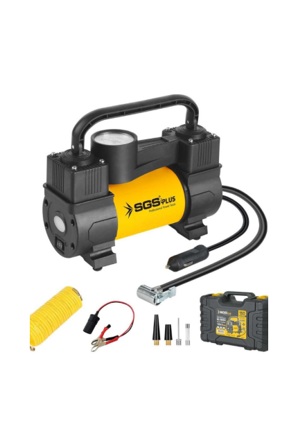 SGS ARAÇ HAVA KOMPRESÖRÜ 12V 150 PSI (BASINÇ GÖSTERGELİ)