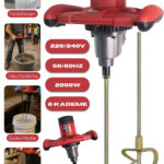 RETOOLS KIRMIZI KABARTMALI 2000W BOYA&HARÇ KARIŞTIRICI