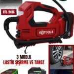 RTL-2416 RETOOLS ŞARJLI LASTİK ŞİŞİRME MAKİNESİ